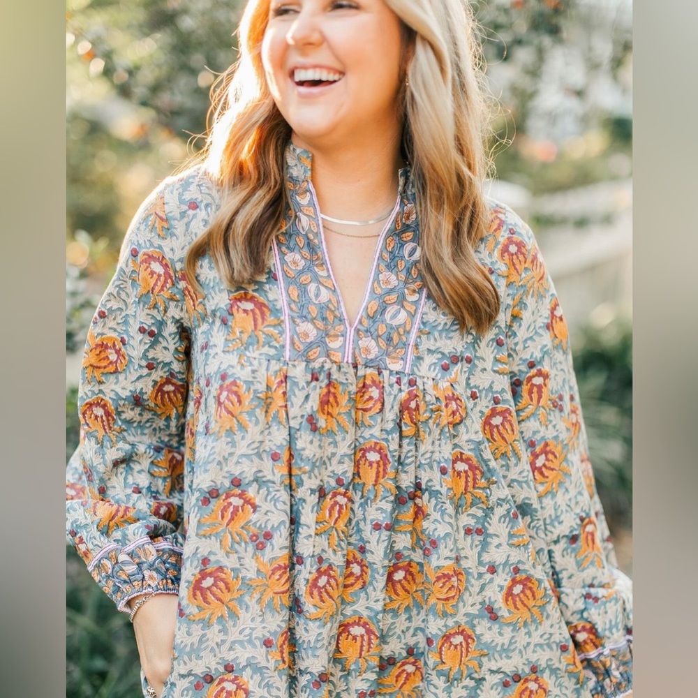 NWT Victoria Dunn Marigold Maxi Dress 2XL Toasted Chestnut